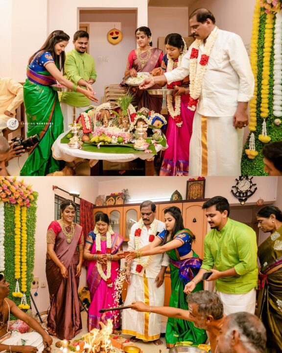 பெற்றோருக்கு 60-வது திருமணம் செய்து அழகு பார்த்த முத்தழகு சீரியல் நடிகை வைஷாலி.! 3