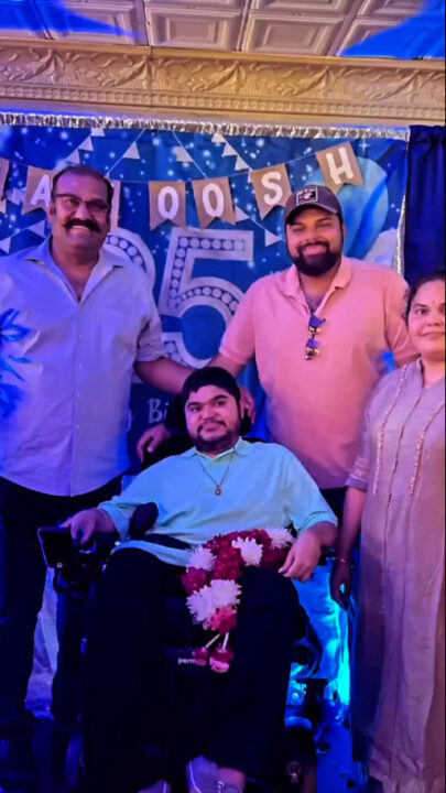 நடுக்கடலில் கப்பலில் வைத்து மகனின் பிறந்தநாளை கொண்டாடிய நடிகர் நெப்போலியன்.! 13