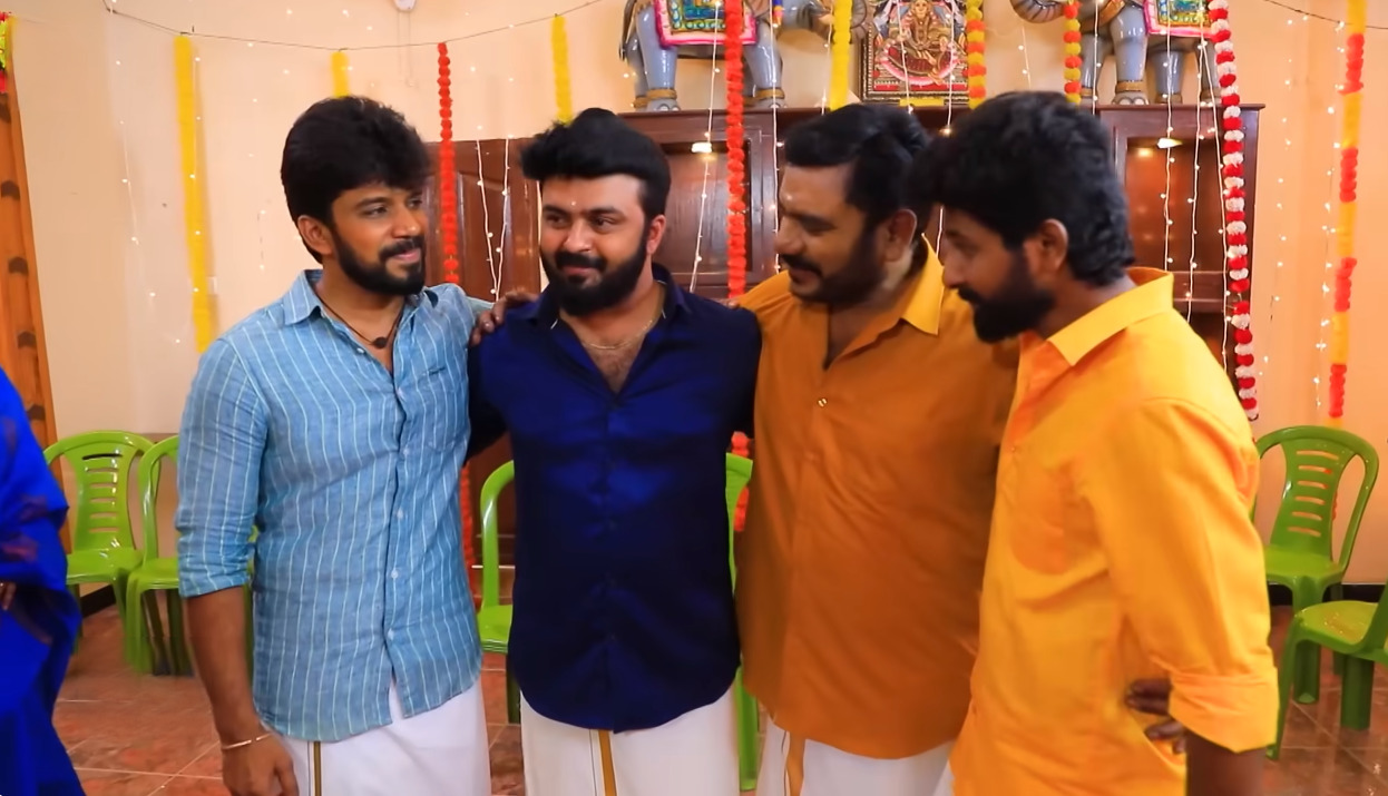 வீட்டை விட்டு வெளியே போயா.! ஜனார்ததனனை அடித்து துரத்திய ஜீவா மற்றும் மீனா.! 3