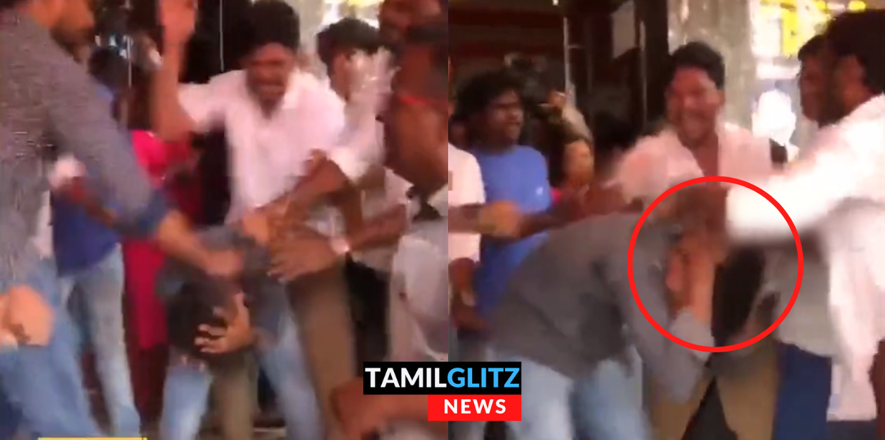 படம் நன்றாக இல்லை என்று சொன்ன விஜய் ரசிகர்.! தியேட்டர் வாசலிலேயே அடித்து துவைத்த ரஜினி Fans.! 117