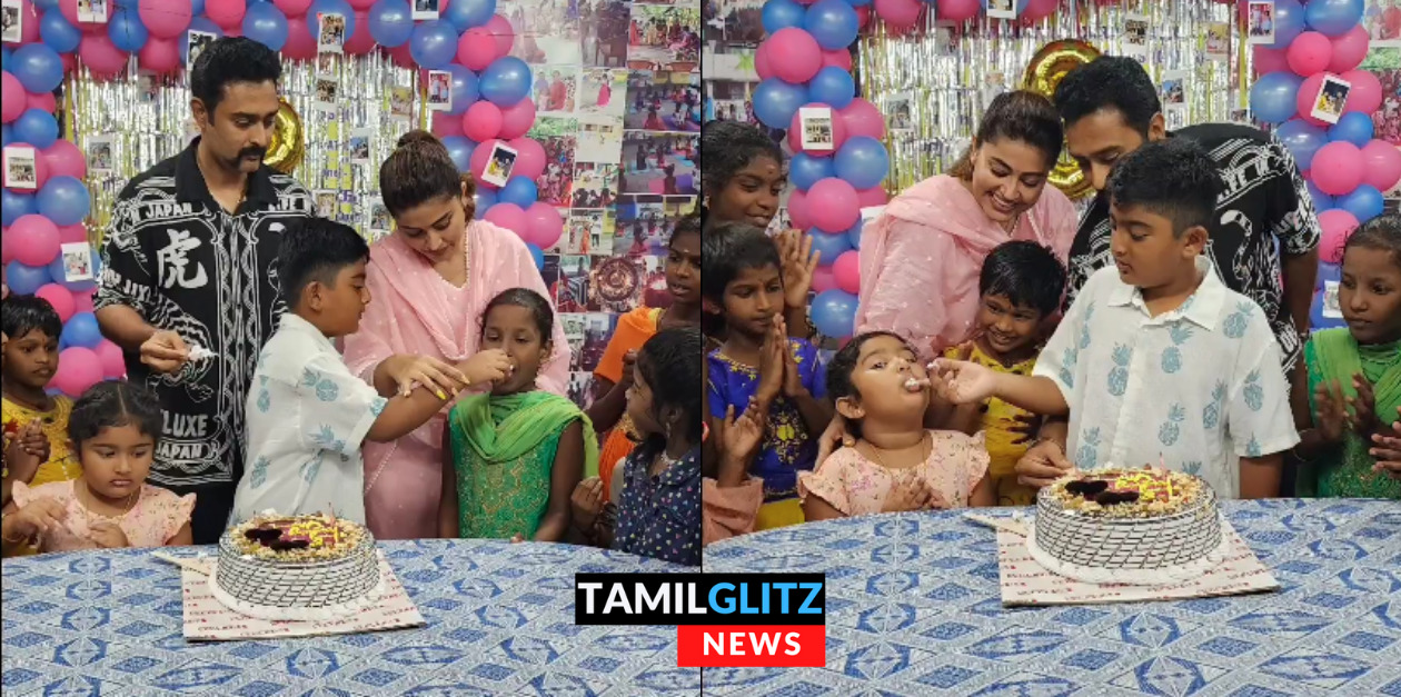 ஆதரவற்ற குழந்தைகளுடன் பிறந்தநாள் கொண்டாட ஆசைப்பட்ட மகன்.! நிறைவேற்றி வைத்த சினேகா.! 197