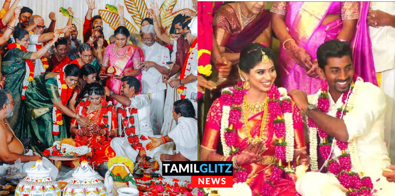 தமிழக கிரிக்கெட் வீரருடன் தலைவாசல் விஜய் மகளுக்கு நடந்த திருமணம்.! வெளியான புகைப்படங்கள்.! 57
