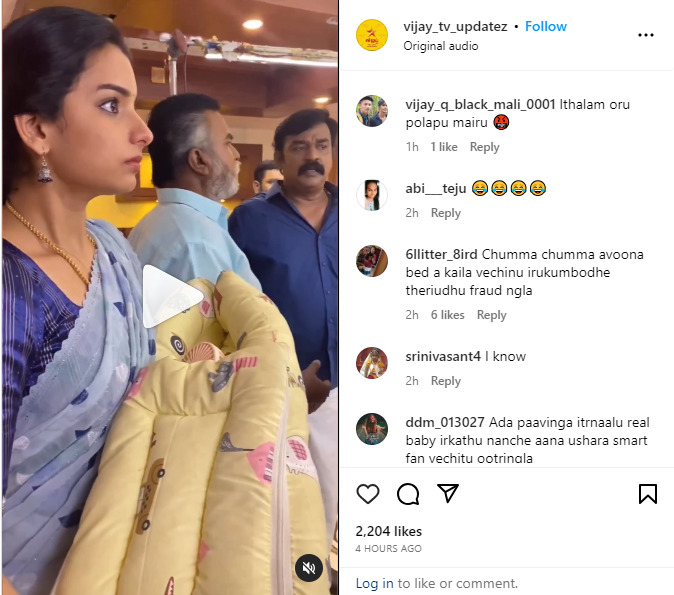 முல்லை கையில் குழந்தைக்கு பதிலாக என்ன இருக்குனு பாருங்க.! கழுவி ஊற்றும் ரசிகர்கள்.! 3