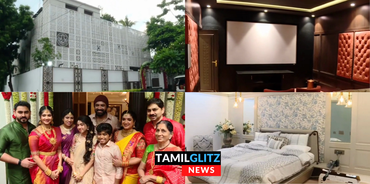 அரண்மனை போன்ற வீட்டை கட்டி முடித்துள்ள நடிகர் விஜயகுமார் மகள்.! Home Tour வீடியோ இதோ.! 95