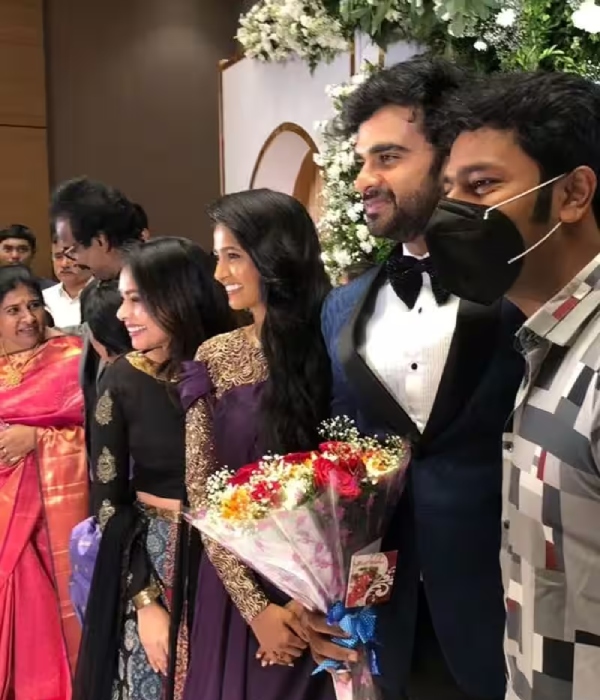 பிரம்மாண்டமாக நடந்த அசோக் செல்வன் திருமண வரவேற்பு.! வந்து குவிந்த பிரபலங்கள்.! 11