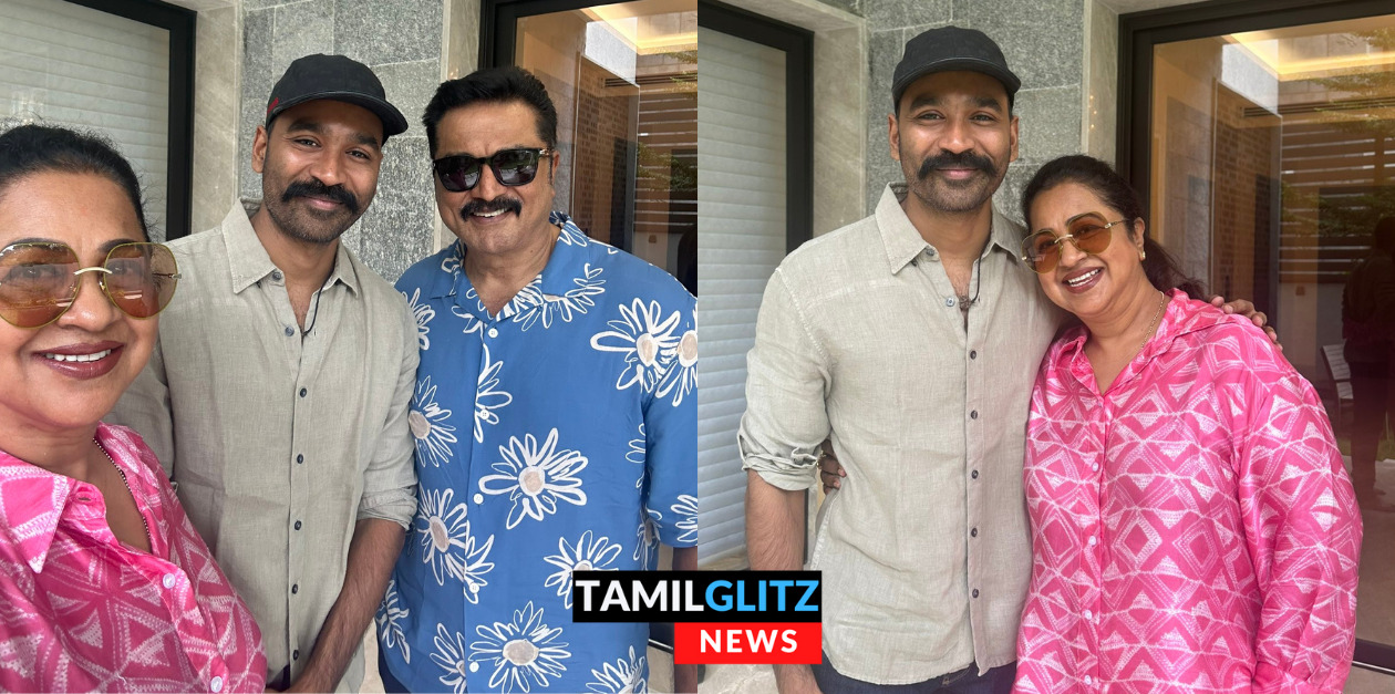 ராதிகா சரத்குமார் கட்டிய புது வீட்டின் கிரஹபிரவேசத்திற்கு வந்த தனுஷ்.! வெளியான புகைப்படங்கள்.! 107