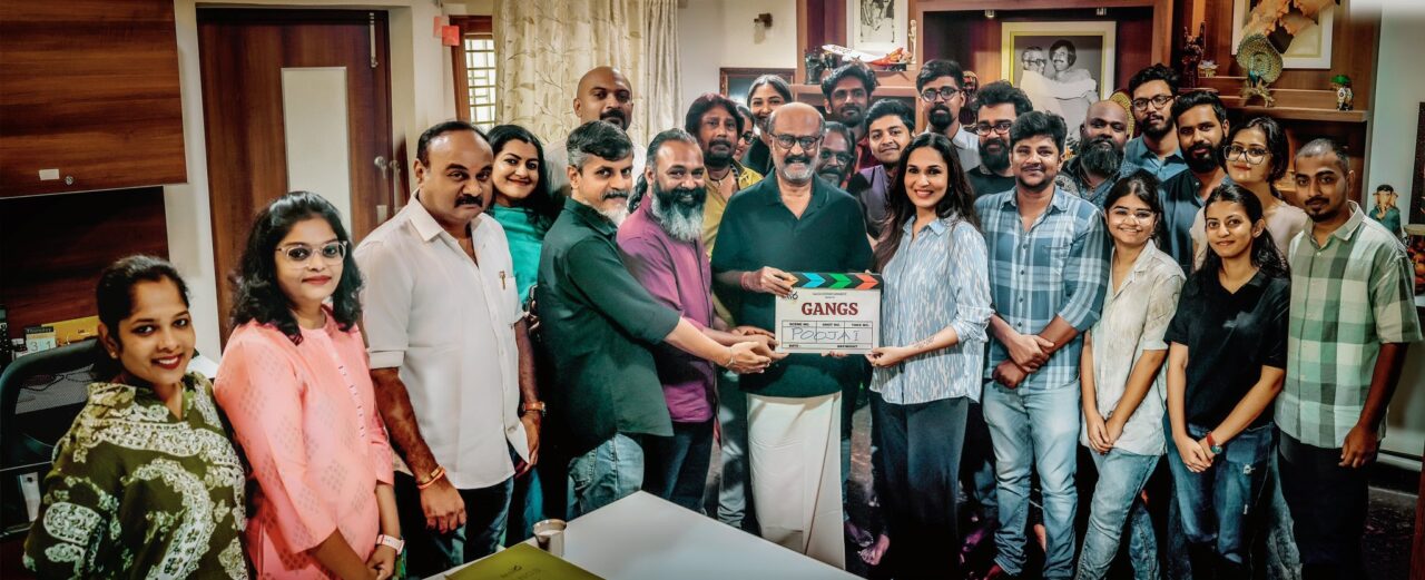தனது இளைய மகள் தயாரிக்கும் புது வெப் சீரிஸ்.! கிளிப் அடித்து ஷூட்டிங்கை தொடங்கி வைத்த ரஜினி.! 3