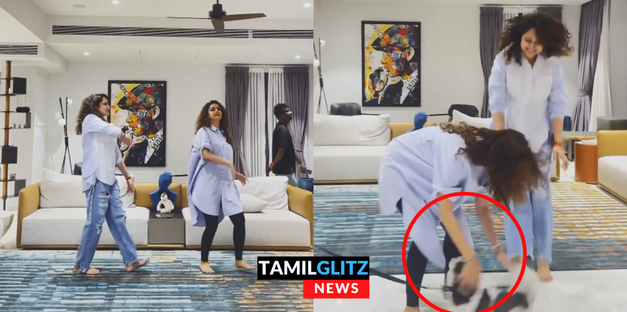 அட்லீ மனைவியுடன் சேர்ந்து நயன்தாரா பாடலுக்கு ஆடிக் கொண்டிருந்த கீர்த்தி சுரேஷ்.! துரத்திய அட்லீயின் வளர்புப் நாய் 13