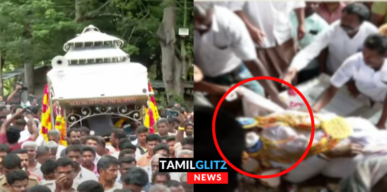 தகன மேடையில் கீழே சரிந்த உடல்.! கதறிய பிள்ளைகள்.! கம்பீரமாய் வாழ்ந்த மனிதரின் கலங்க வைக்கும் இறுதி காட்சிகள்.! 31