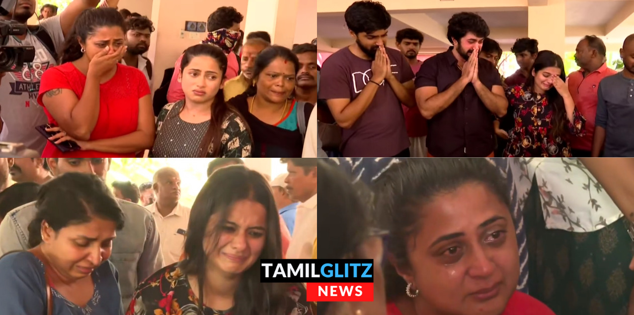 மாரிமுத்துவின் உடலைப் பார்த்து கதறி அழுத எதிர்நீச்சல் சீரியல் நடிகர்கள்.! கண்ணீர் மல்க அஞ்சலி.! 69