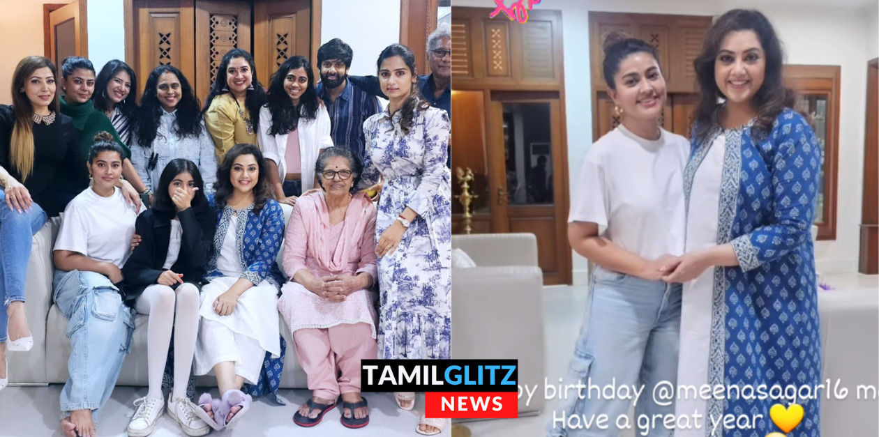 மீனாவின் 47வது பிறந்தநாள்.! நள்ளிரவு 12 மணிக்கு கேக் வெட்டி கொண்டாடிய தோழிகள்.! இதோ வீடியோ.! 93