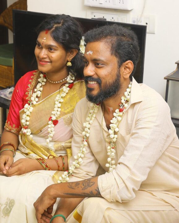 பெயர் சூட்டு விழா நடத்தி மகனுக்கு அழகிய தமிழ் பெயர் வைத்த நக்ஷத்திரா.! புகைப்படங்கள் இதோ 15