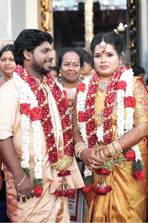 சின்னத்திரை நடிகர் நாஞ்சில் விஜயனுக்கு எளிமையாக நடந்து முடிந்த திருமணம்.! இதோ வீடியோ.! 3