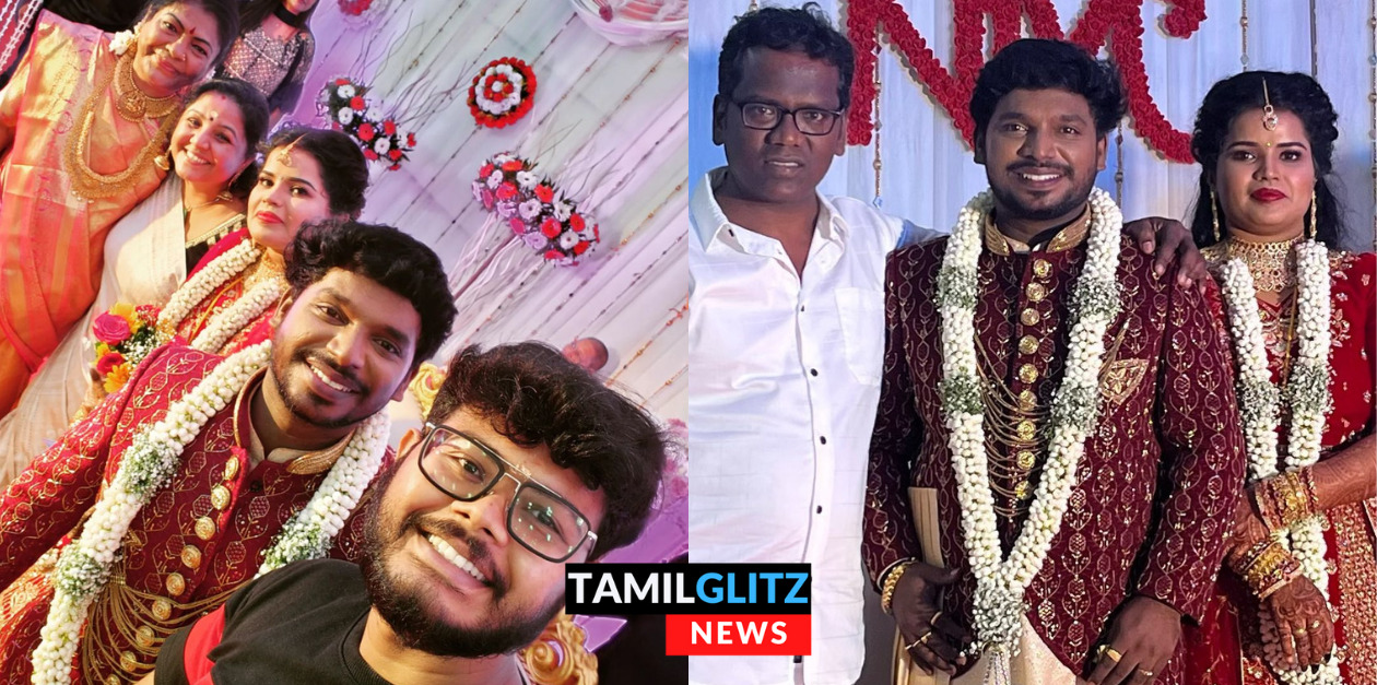 ஜிபி முத்து தொடங்கி நாஞ்சில் விஜயன் திருமண வரவேற்பில் வந்து குவிந்த பிரபலங்கள்.! இதோ வீடியோ.! 65