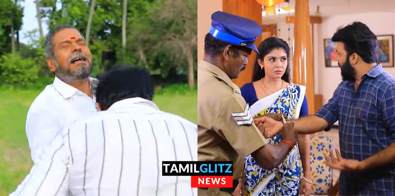 மீனாவின் அப்பாவை குத்தி கொ லை செய்த பிரசாந்த்.! ஜீவா மீது விழுந்த பழி.! பாண்டியன் ஸ்டோர்ஸ் ப்ரோமோ.! 117