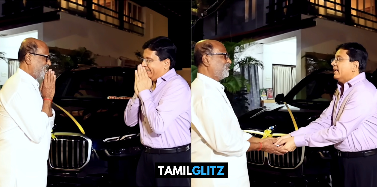 சூப்பர் ஸ்டார் ரஜினிகாந்த் வீட்டு வாசலில் இரண்டு உயர் ரக காரை நிறுத்திய கலாநிதி மாறன்.! 9