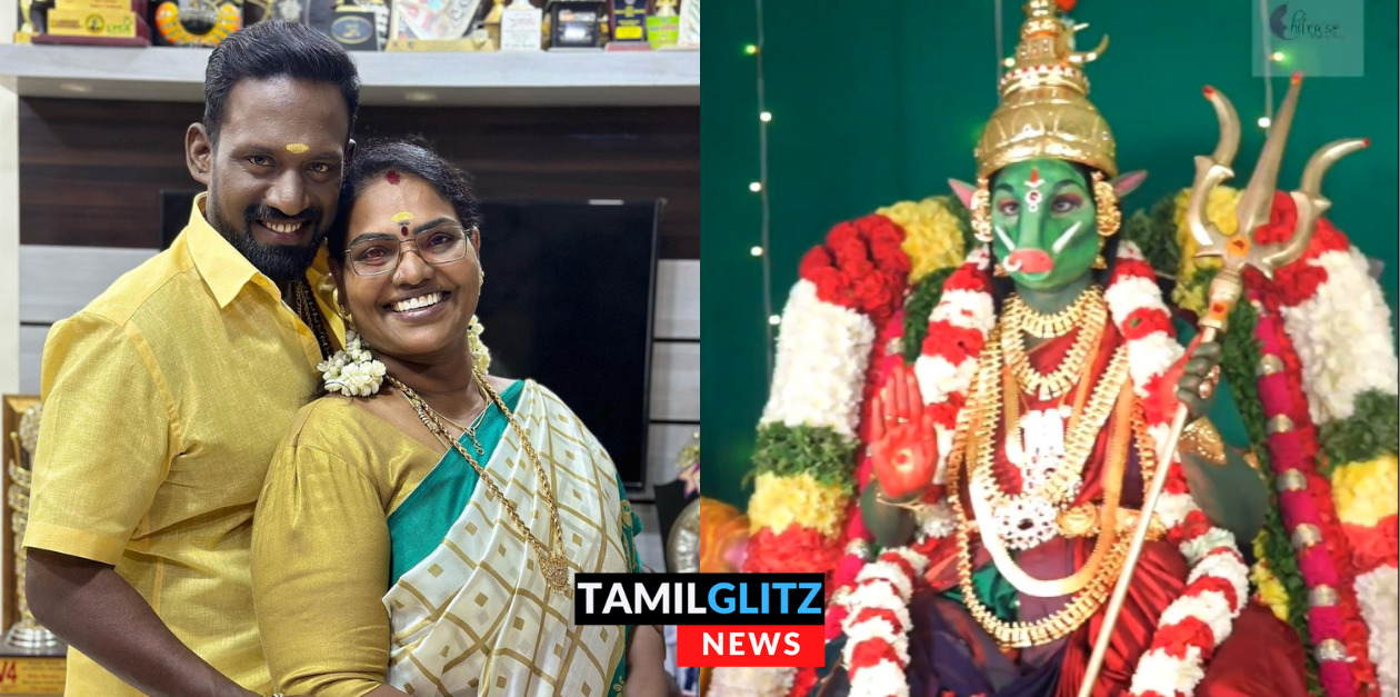 வராஹி அம்மனாக மாறிய ரோபோ ஷங்கர் மனைவி ப்ரியங்கா ஷங்கர்.! அவரே வெளியிட்ட வீடியோ.! 7