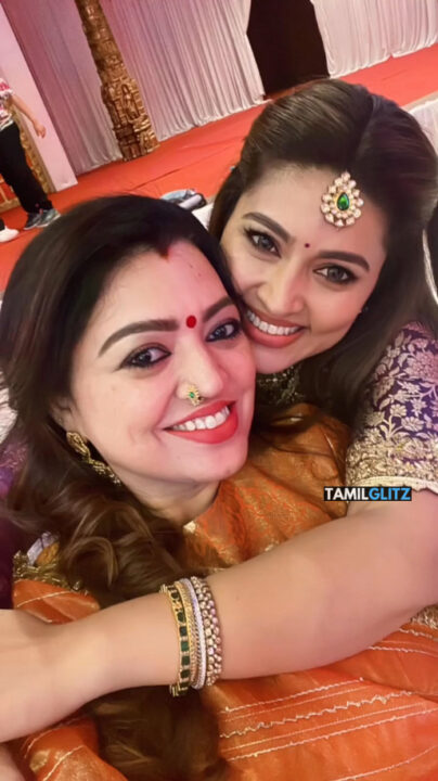 சினேகா வீட்டில் நடந்த திருமண விழா.! சங்கீத் நிகழ்ச்சியில் ஒன்றாக இணைந்த ஒட்டுமொத்த குடும்பம்.! 15