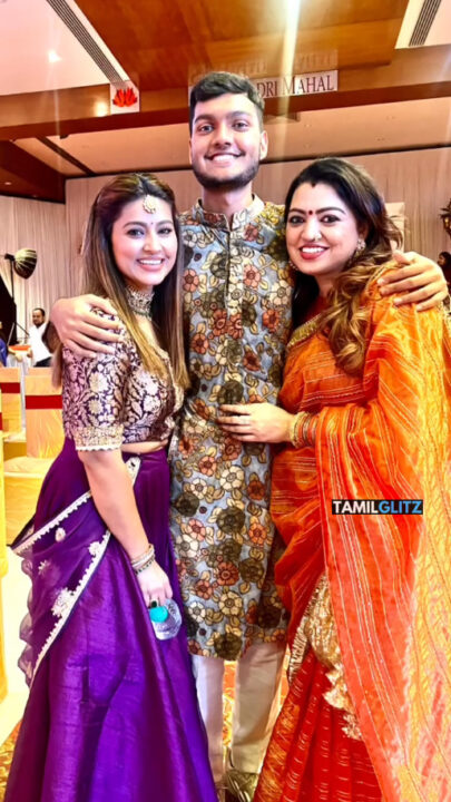 சினேகா வீட்டில் நடந்த திருமண விழா.! சங்கீத் நிகழ்ச்சியில் ஒன்றாக இணைந்த ஒட்டுமொத்த குடும்பம்.! 11