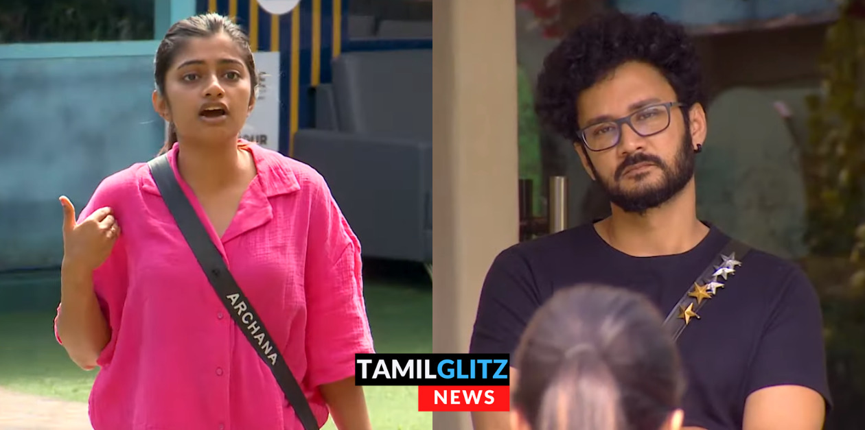 டார்கெட் செய்த விஷ்ணு.! வெளுத்து வாங்கிய அர்ச்சனா.! பதில் சொல்ல முடியாமல் திணறும் விஷ்ணு.! 55