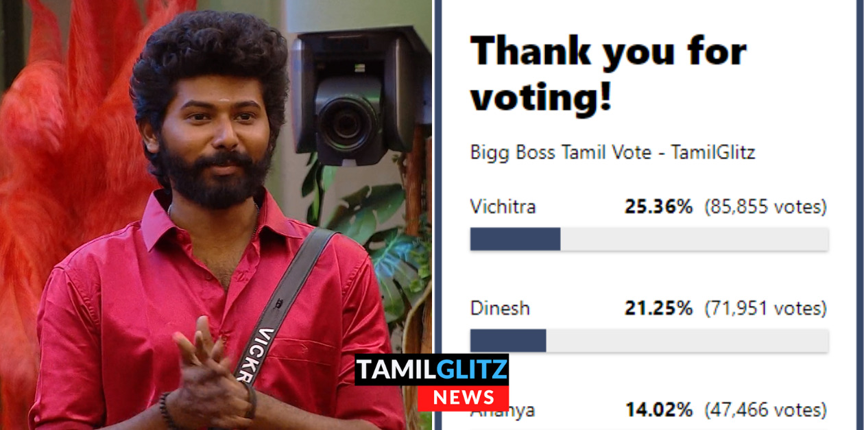 தலைகீழாக மாறும் வாக்குகள்.! முன்னேறி செல்லும் டைட்டில் வின்னர் சரவண விக்ரம்.! பின்தங்கிய போட்டியாளர் 1