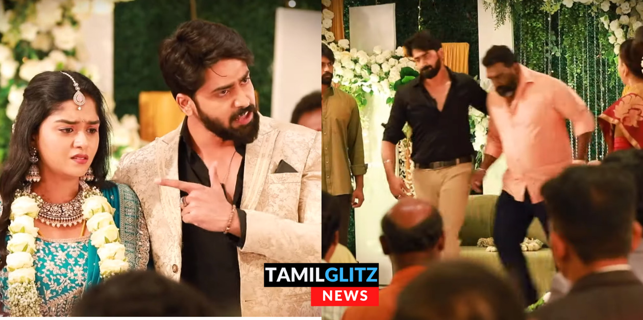 பசுபதி கன்னத்தில் ஓங்கி அறைவிட்டு கழுத்தை பிடித்து வெளியே தள்ளிய விஜய்.! 'மகாநதி' ப்ரோமோ 31
