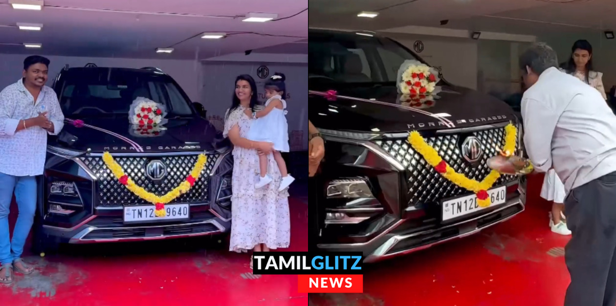 கர்ப்பத்தை அறிவித்த சில தினங்களில் உயர் ரக காரை வாங்கிய சின்னத்திரை நடிகை.! வீடியோ உள்ளே.! 67