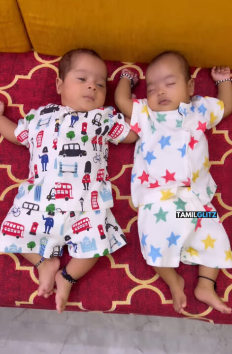 38 வயதில் இரட்டை குழந்தைகளுக்கு தாயான 'சந்திரலேகா' சீரியல் நடிகை ஸ்வேதா.! Cute Photoshoot.! 13