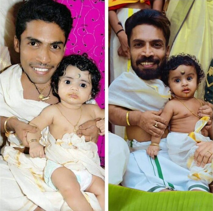 17 ஆண்டுகளுக்கு பிறந்த மகள்..! மகளுக்கு பெயர் சூட்டு விழா நடத்திய நடிகர் பக்ரு.! 11