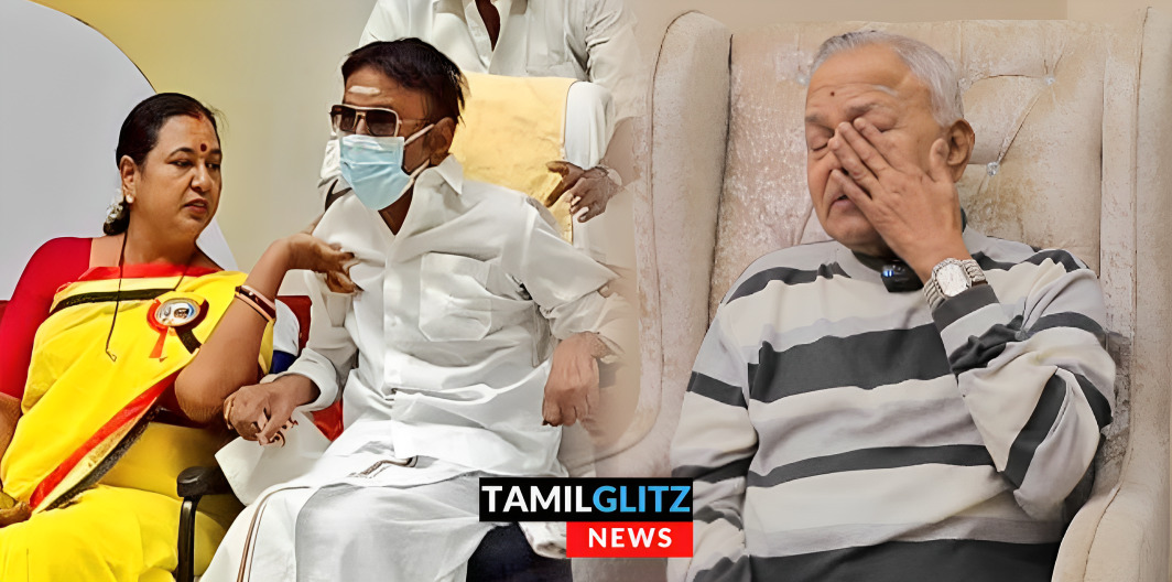 விஜிமாவை இந்த நிலைமையில பாக்க முடியலை - மனம் உடைந்து அழுத ராதா ரவி.! 121