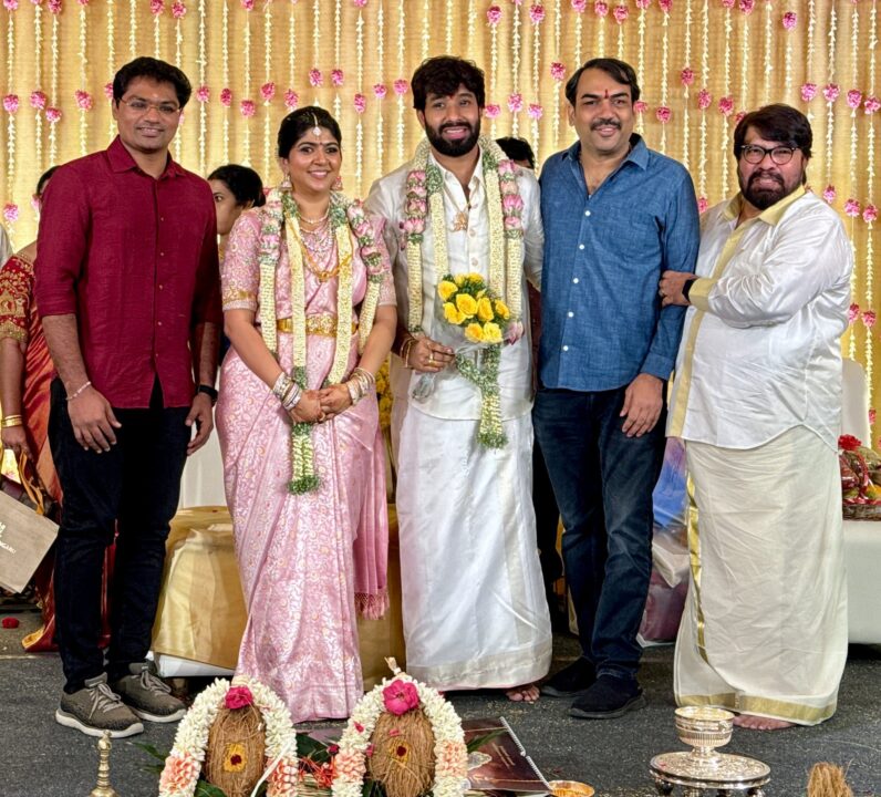 நடிகர் பிரபுவின் மகளை கரம்பிடித்தார் 'மார்க் ஆண்டனி' பட இயக்குனர் ஆதிக் ரவிச்சந்திரன்.! ஆல்பம் இதோ.! 7