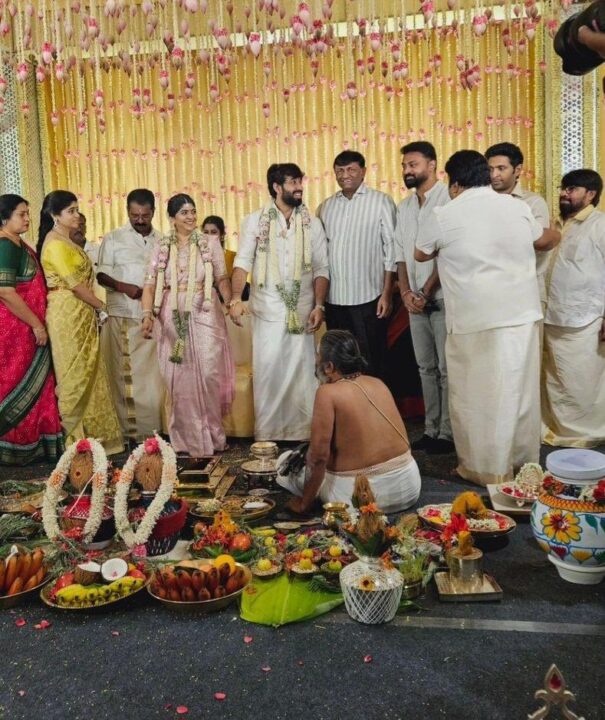 நடிகர் பிரபுவின் மகளை கரம்பிடித்தார் 'மார்க் ஆண்டனி' பட இயக்குனர் ஆதிக் ரவிச்சந்திரன்.! ஆல்பம் இதோ.! 11
