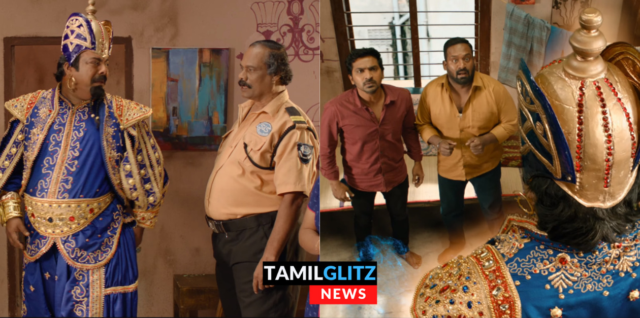 பூதத்துடன் சேர்ந்து ரகளை செய்யும் வைபவ், லியோனி.! 'ஆலம்பனா' ட்ரைலர் வெளியானது.! 101