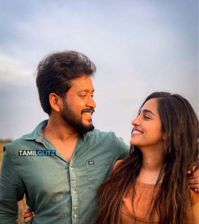 நாங்க ரெண்டு பேரும் லவ் பண்றோம்.! காதலை அறிவித்த 'கண்ணே கலைமானே' சீரியல் நடிகை.! 3