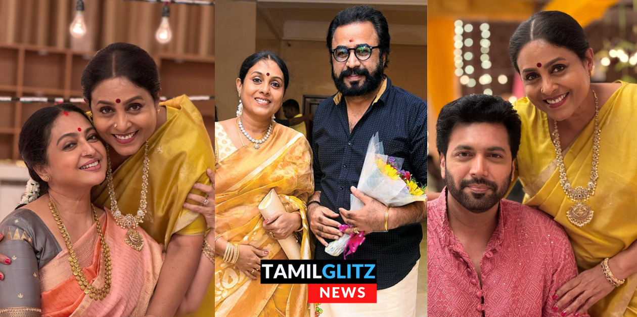'பிரதர்' படக்குழுவினருடன் இணைந்து 29வது திருமண நாளை கொண்டாடிய சரண்யா பொன்வண்ணன்.! 103