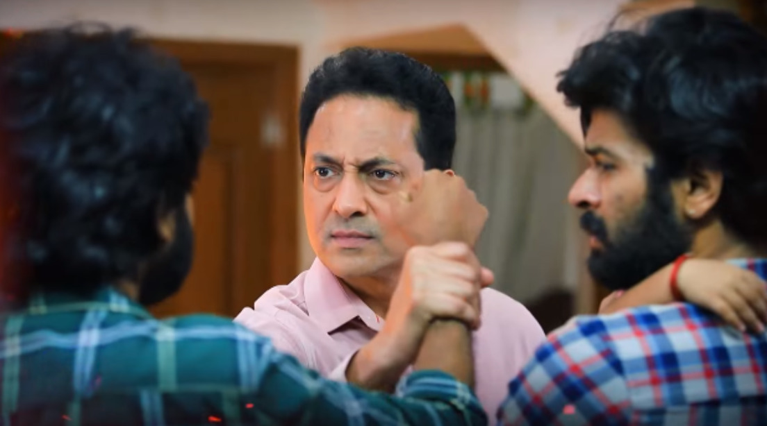 "ஒழுங்கா இங்க இருந்து ஓடி போய்டு"..! பிரச்சனை செய்ய வந்த கணேஷை அடித்து துரத்திய கோபி.! 3