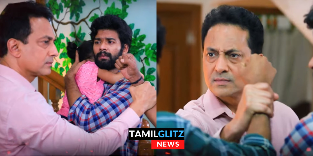 "ஒழுங்கா இங்க இருந்து ஓடி போய்டு"..! பிரச்சனை செய்ய வந்த கணேஷை அடித்து துரத்திய கோபி.! 27