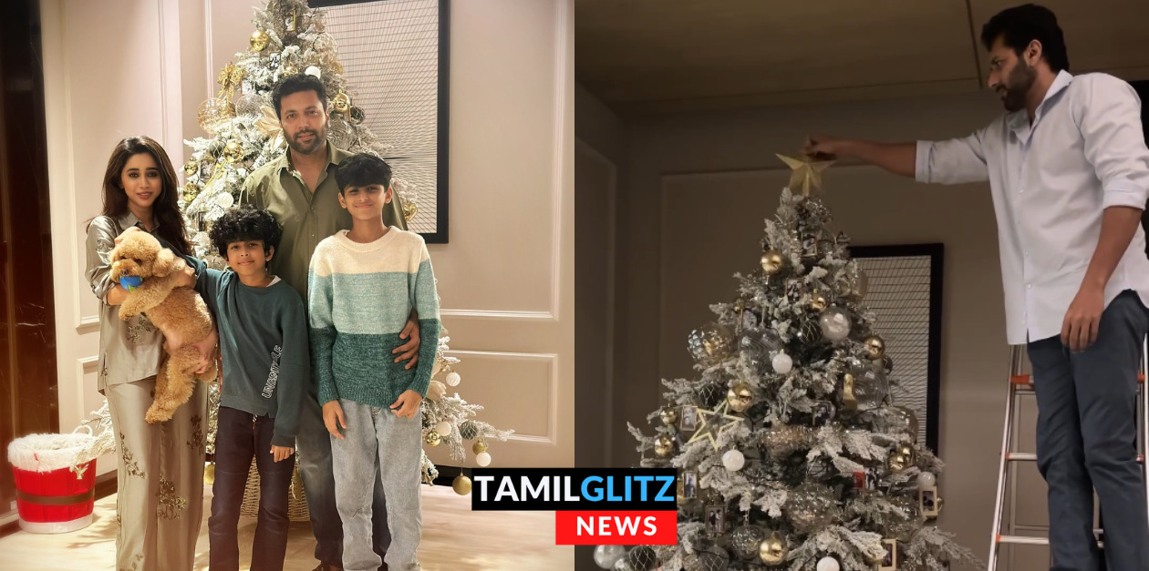 இந்த ஆண்டு கிறிஸ்துமஸ்-க்கு தன் கையால் வீட்டை அலங்கரித்த ஜெயம் ரவி.! வீடியோ இதோ.! 73