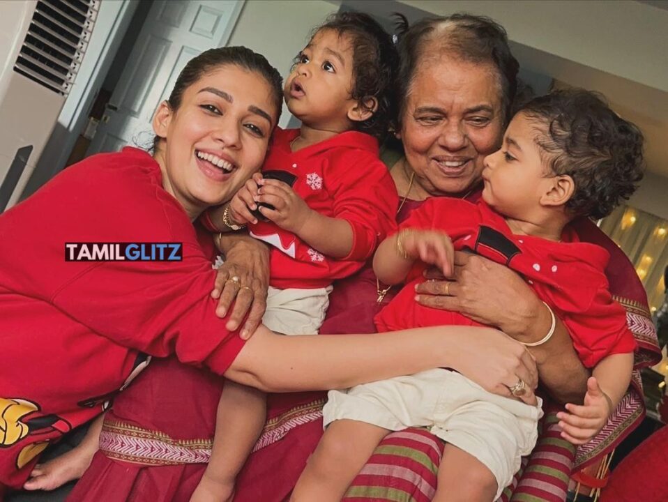 தனது இரட்டை மகன்களுடன் கிறிஸ்துமஸை கொண்டாடிய நயன்தாரா.! புகைப்பட ஆல்பம் இதோ..! 7
