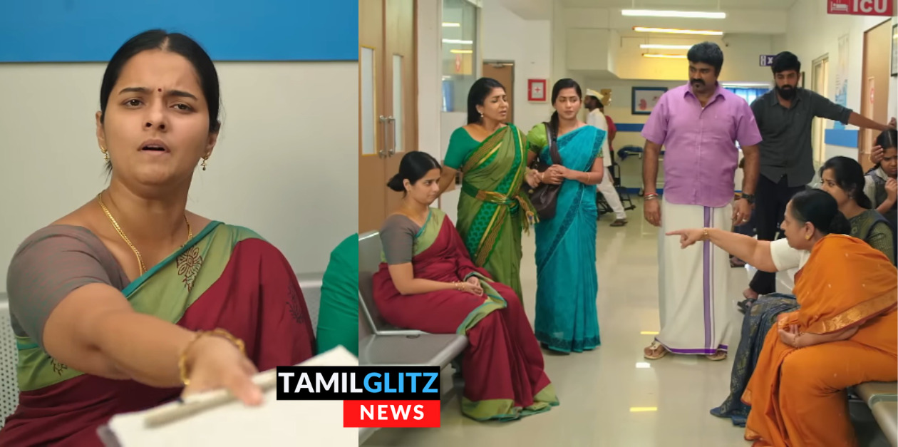 உயிருக்கு ஆபத்தான நிலையில் கதிர்.! நந்தினியை திட்டி தீர்க்கும் விசாலாட்சி..! 'எதிர்நீச்சல்' ப்ரோமோ 83