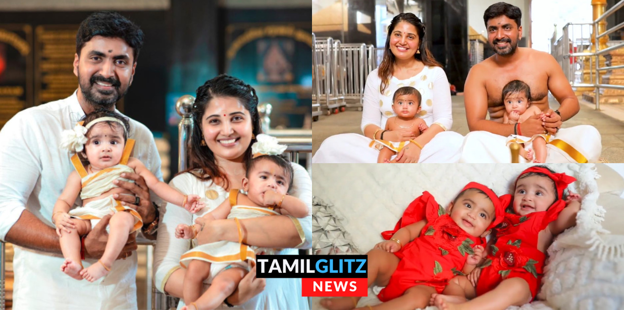 முதல் முறையாக தனது இரட்டை குழந்தைகளின் முகத்தை காட்டிய நடிகர் பிரஜின்.! அழகிய புகைப்படங்கள்.! 93