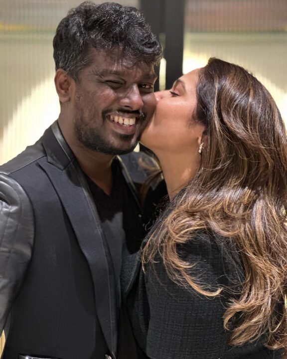 மனைவியின் பிறந்தநாளுக்கு கேக் வெட்டி செம்ம சர்ப்ரைஸ் செய்த இயக்குனர் அட்லீ.! 5