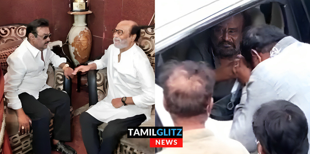 கேப்டனுக்கு அஞ்சலி செலுத்திவிட்டு காருக்குள் சென்று உடைந்து போய் அழுத சூப்பர் ஸ்டார் ரஜினிகாந்த்.! 119
