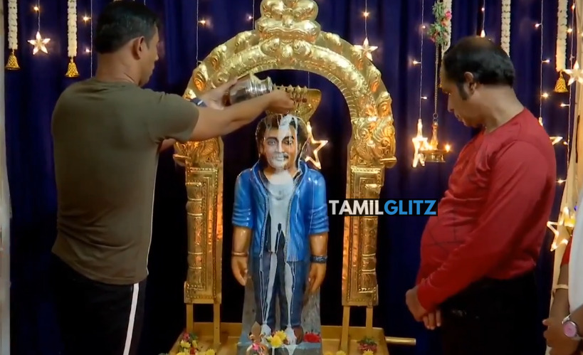 ரஜினி பிறந்தநாளில் அவருக்காக கட்டப்பட்ட ஆலயத்தில் நடந்த சிறப்பு வழிபாடு.! வீடியோ உள்ளே.! 5