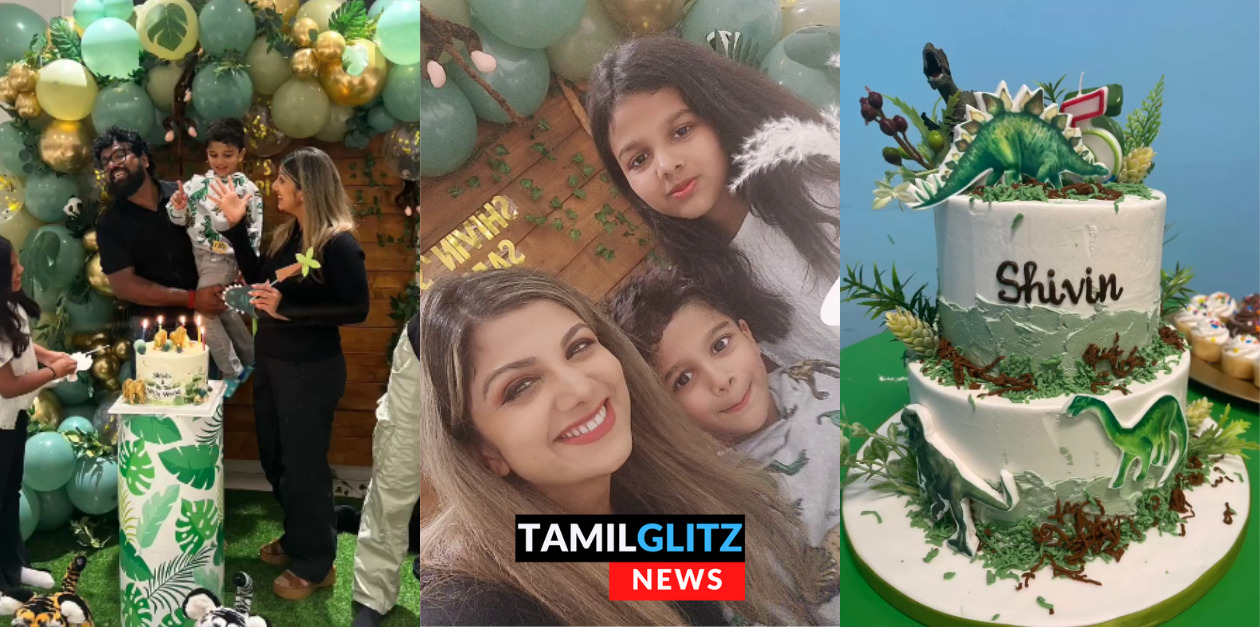 ரம்பா மகனின் பிறந்தநாள் கொண்டாட்டம்.! கேக் வெட்டி கொண்டாடிய ரம்பா.! இதோ வீடியோ.! 75
