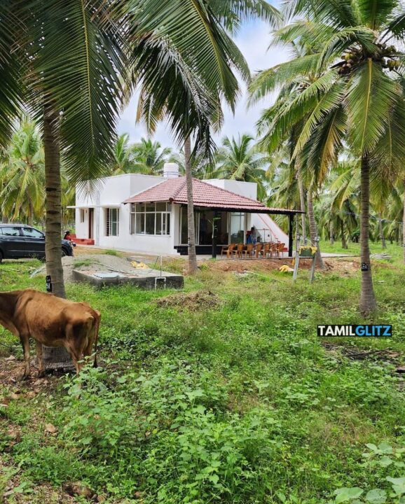 சொந்த ஊரான கோயம்பத்தூரில் பண்ணை வீடு கட்டி குடியேறிய சிபி சத்யராஜ்.! கிரஹப்ரவேச புகைப்படங்கள் இதோ 13