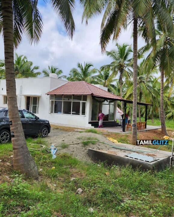 சொந்த ஊரான கோயம்பத்தூரில் பண்ணை வீடு கட்டி குடியேறிய சிபி சத்யராஜ்.! கிரஹப்ரவேச புகைப்படங்கள் இதோ 9