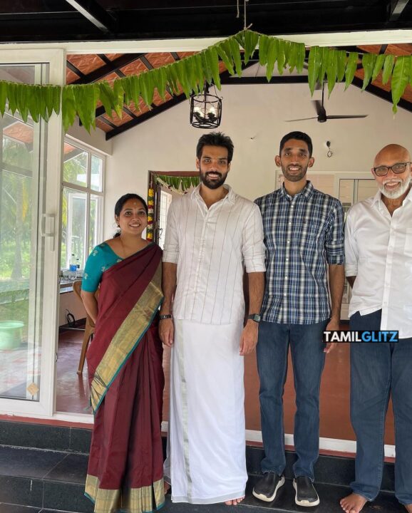 சொந்த ஊரான கோயம்பத்தூரில் பண்ணை வீடு கட்டி குடியேறிய சிபி சத்யராஜ்.! கிரஹப்ரவேச புகைப்படங்கள் இதோ 7