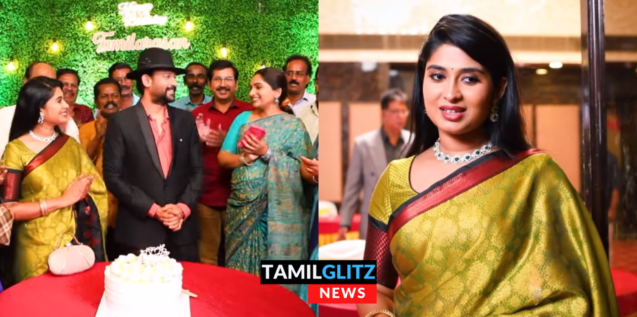 தமிழின் பிறந்த நாளில் தனது காதலை வெளிப்படையாக சொன்ன மேகனா.! அதிர்ச்சியில் சரஸ்வதி.! 19