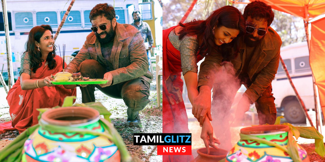 ஷூட்டிங் ஸ்பாட்டில் தங்களது தல பொங்கலை கொண்டாடிய அசோக் செல்வன் - கீர்த்தி பாண்டியன்.! 193